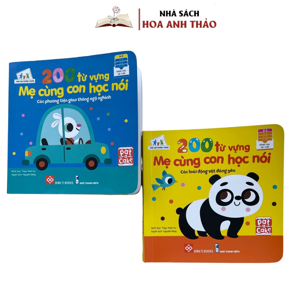 Sách - 200 Từ Vựng Mẹ Cùng Con Học nói