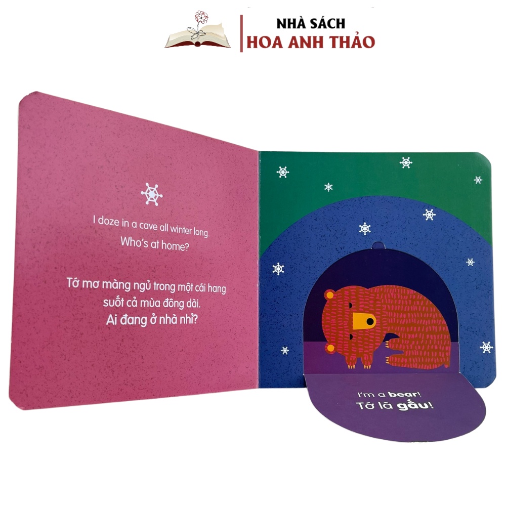 Sách - Lift The Flap Lật Mở Khám Phá Ai Đang Ở Nhà Nhỉ Và Thức Dậy Đi Nào