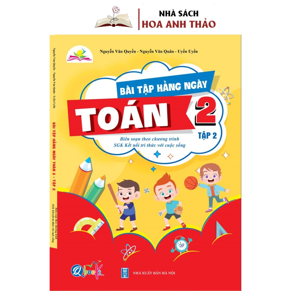 Sách - Combo Bài Tập Hàng Ngày Toán Và Tiếng Việt Lớp 2 Bộ Kết Nối Tri Thức Cuộc Sống Tập 2
