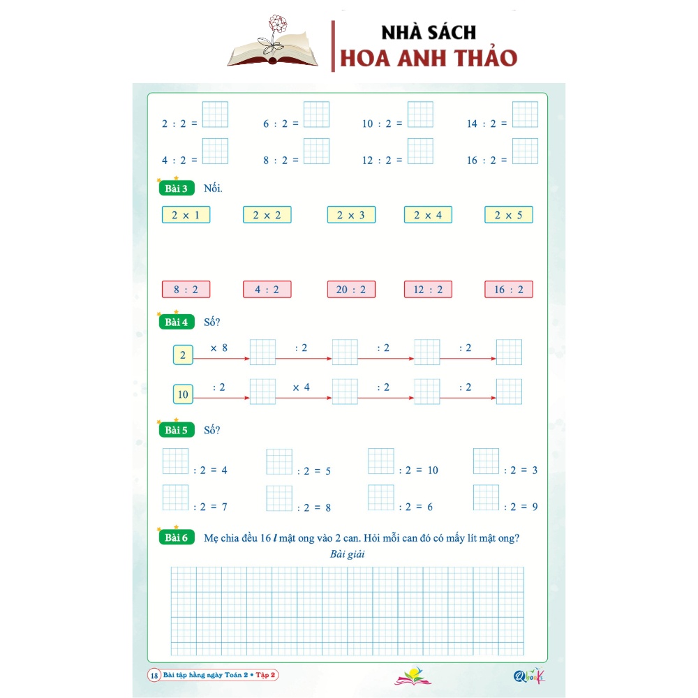 Combo 2 quyển Bài Tập Hàng Ngày Toán Và Tiếng Việt Lớp 2 Bộ Kết Nối Tri Thức Cuộc Sống Tập 2