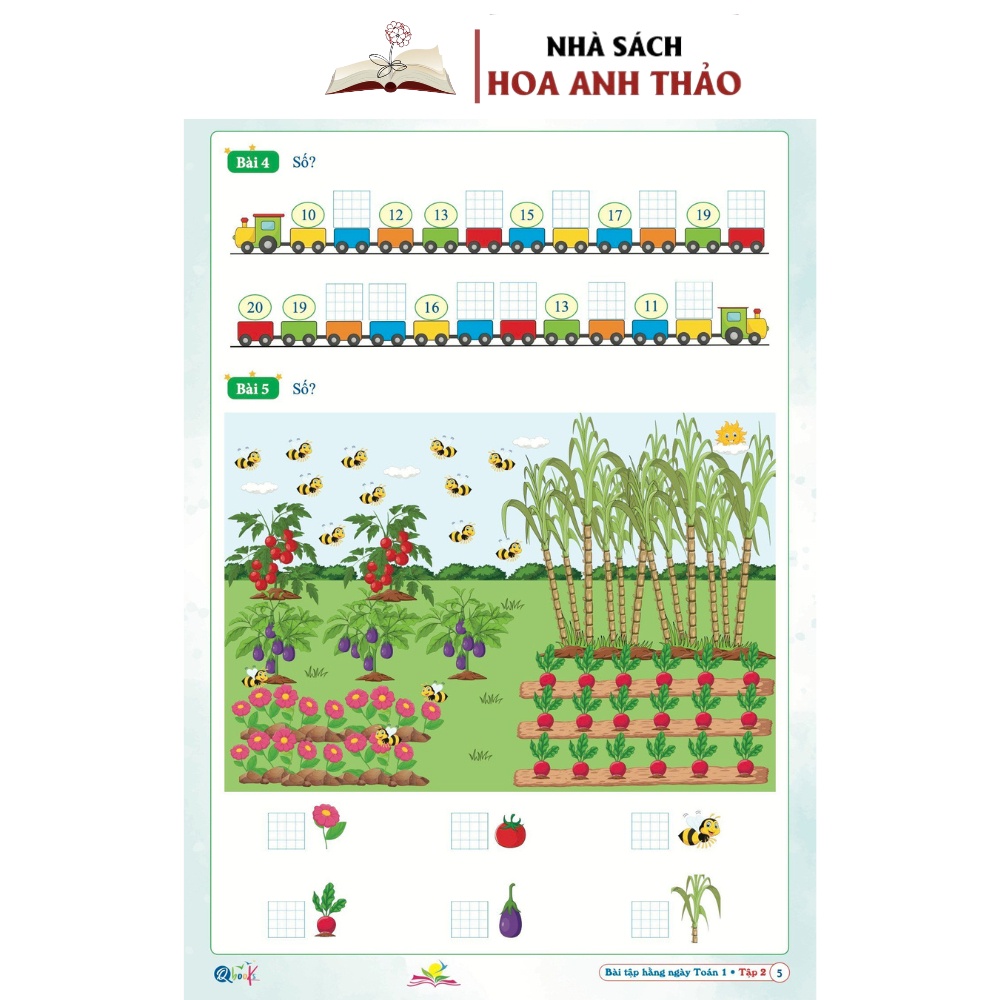 Sách Bài Tập Hàng Ngày Toán Và Tiếng Việt Lớp 1 Bộ Kết Nối Tri Thức Với Cuộc Sống Tập 2