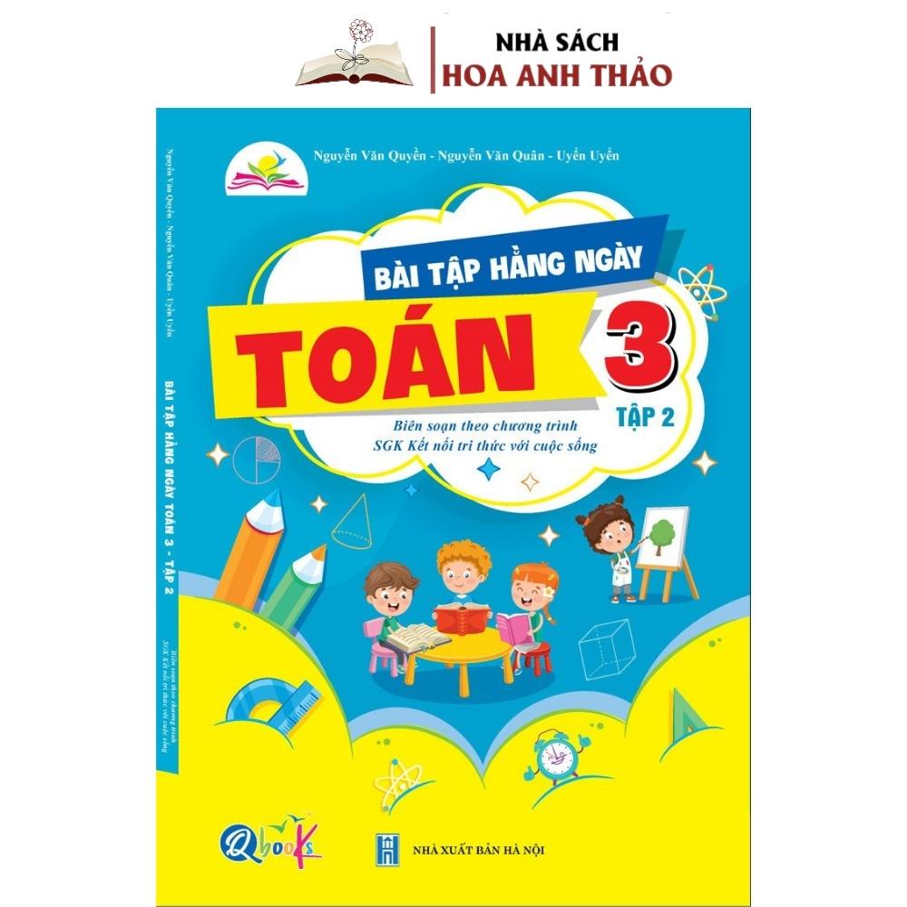 Sách - Combo Bài Tập Hàng Ngày Toán Và Tiếng Việt Lớp 3 Bộ Kết Nối Tri Thức Với Cuộc Sống Tập 2