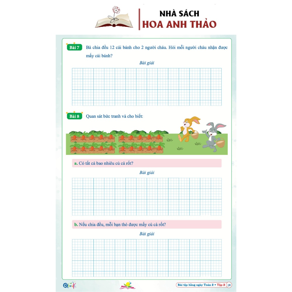 Combo 2 quyển Bài Tập Hàng Ngày Toán Và Tiếng Việt Lớp 2 Bộ Kết Nối Tri Thức Cuộc Sống Tập 2