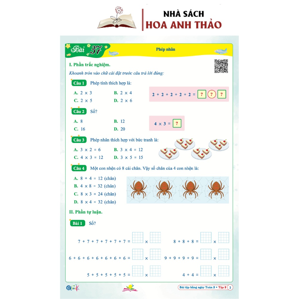 Combo 2 quyển Bài Tập Hàng Ngày Toán Và Tiếng Việt Lớp 2 Bộ Kết Nối Tri Thức Cuộc Sống Tập 2