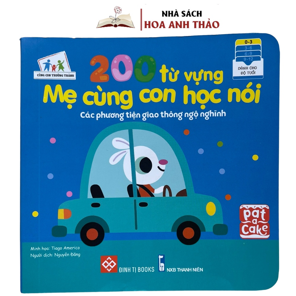 Sách - 200 Từ Vựng Mẹ Cùng Con Học nói