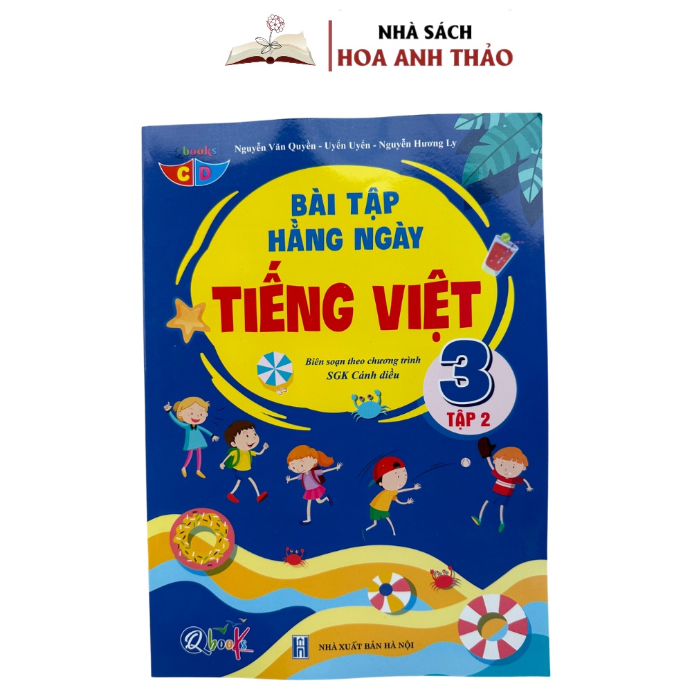 Sách - Combo Bài Tập Hàng Ngày Toán Và Tiếng Việt Lớp 3 - Cánh Diều - Tập 2