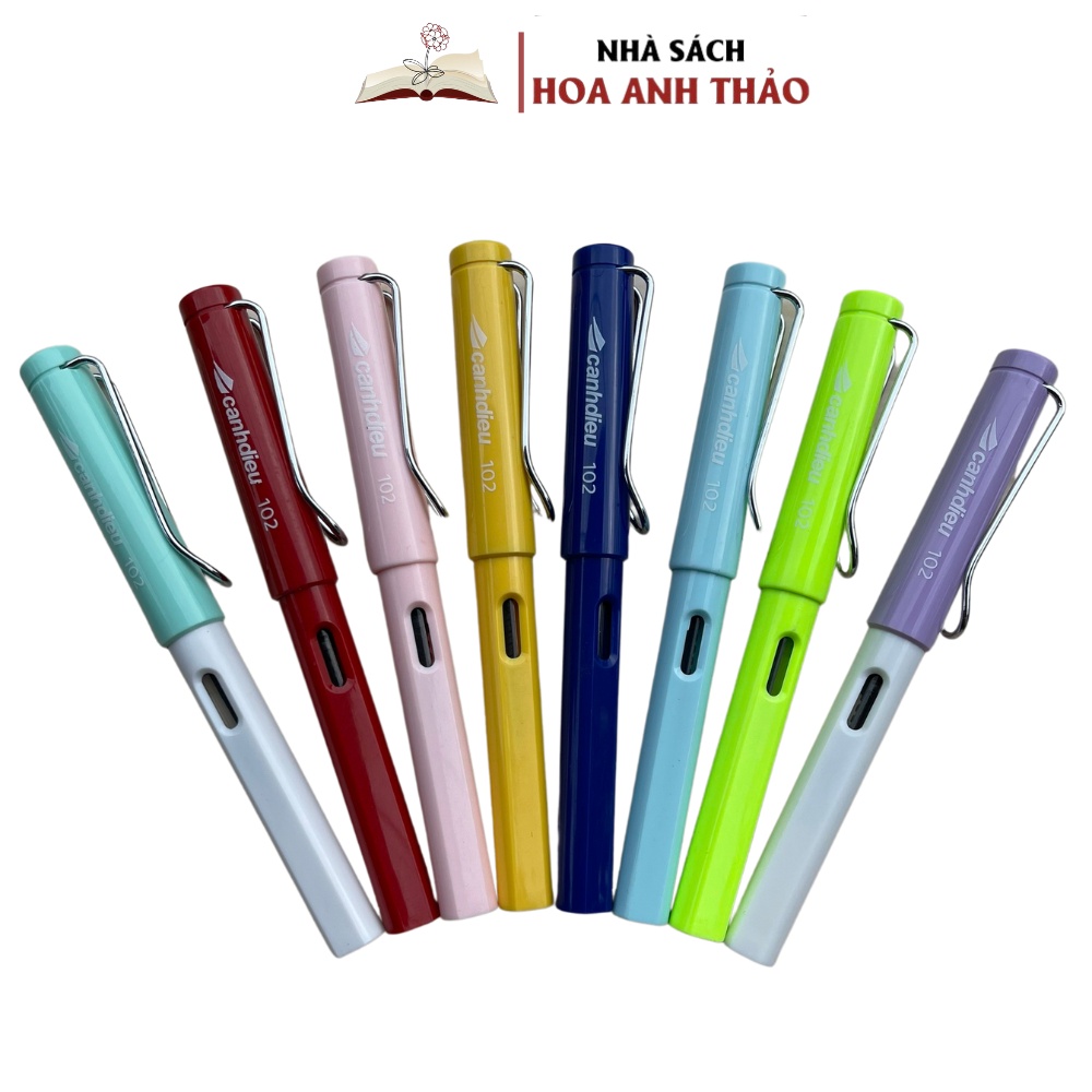 Bút Máy Luyện Viết Chữ Đẹp Cánh Diều CD102 - Ngòi Kim Lá Tre Tạo Thanh Đậm