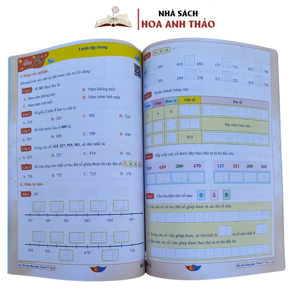 Sách - Combo Bài Tập Hàng Ngày Toán Và Tiếng Việt Lớp 2 - Cánh Diều - Học Kì 2