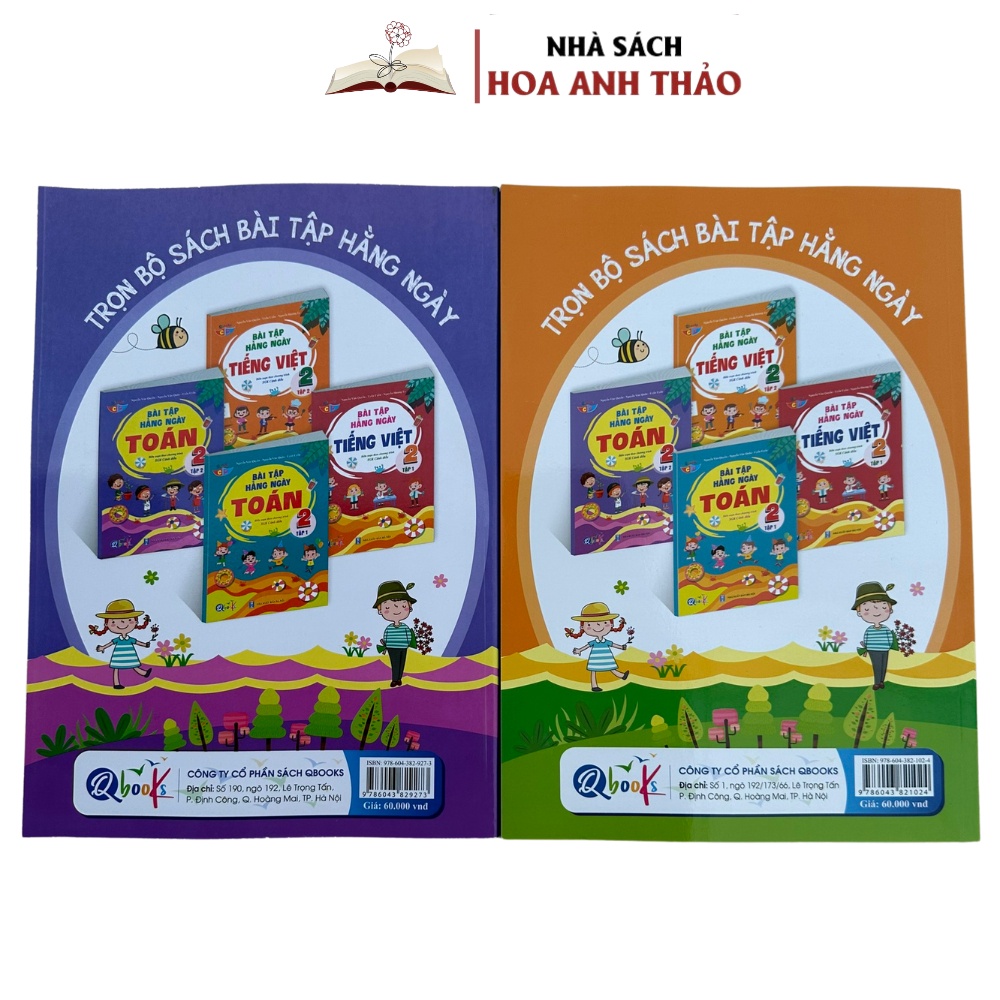 Sách - Combo Bài Tập Hàng Ngày Toán Và Tiếng Việt Lớp 2 - Cánh Diều - Học Kì 2
