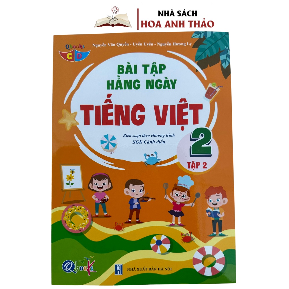 Sách - Combo Bài Tập Hàng Ngày Toán Và Tiếng Việt Lớp 2 - Cánh Diều - Học Kì 2