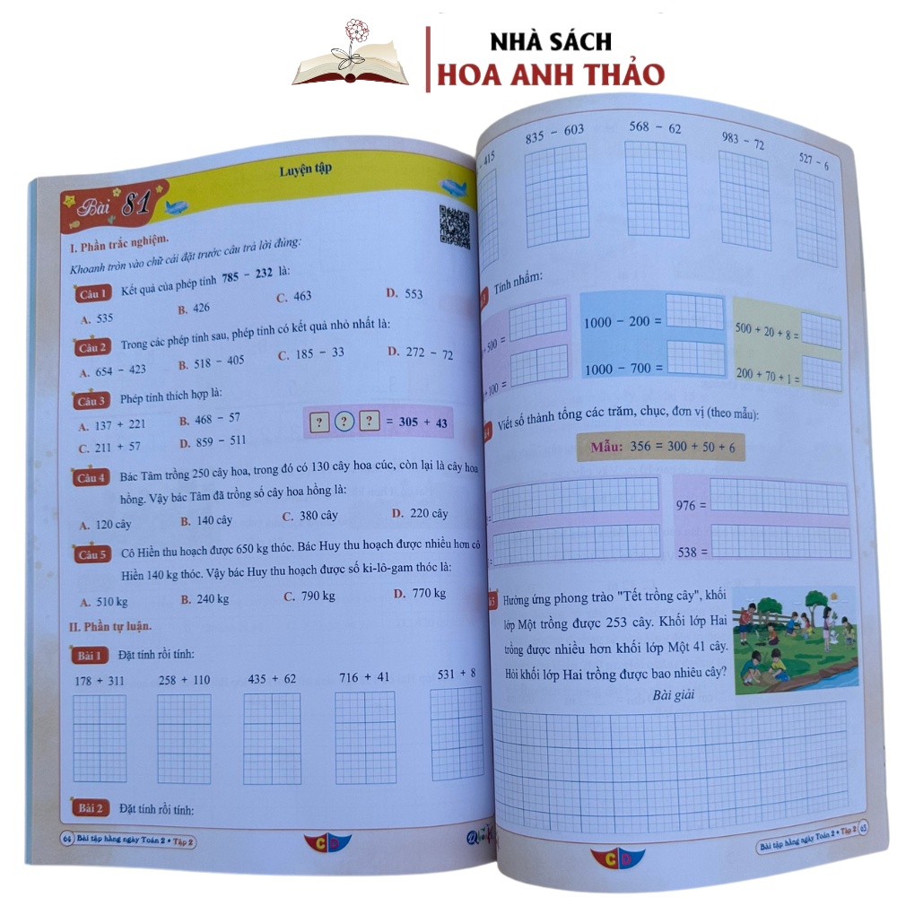 Sách - Combo Bài Tập Hàng Ngày Toán Và Tiếng Việt Lớp 2 - Cánh Diều - Học Kì 2