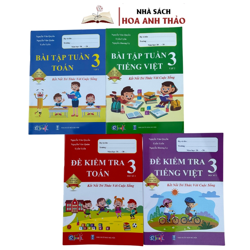 Sách - Combo Bài Tập Tuần Và Đề Kiểm Tra Toán - Tiếng Việt Lớp 3 Kết Nối Tri Thức Với Cuộc Sống