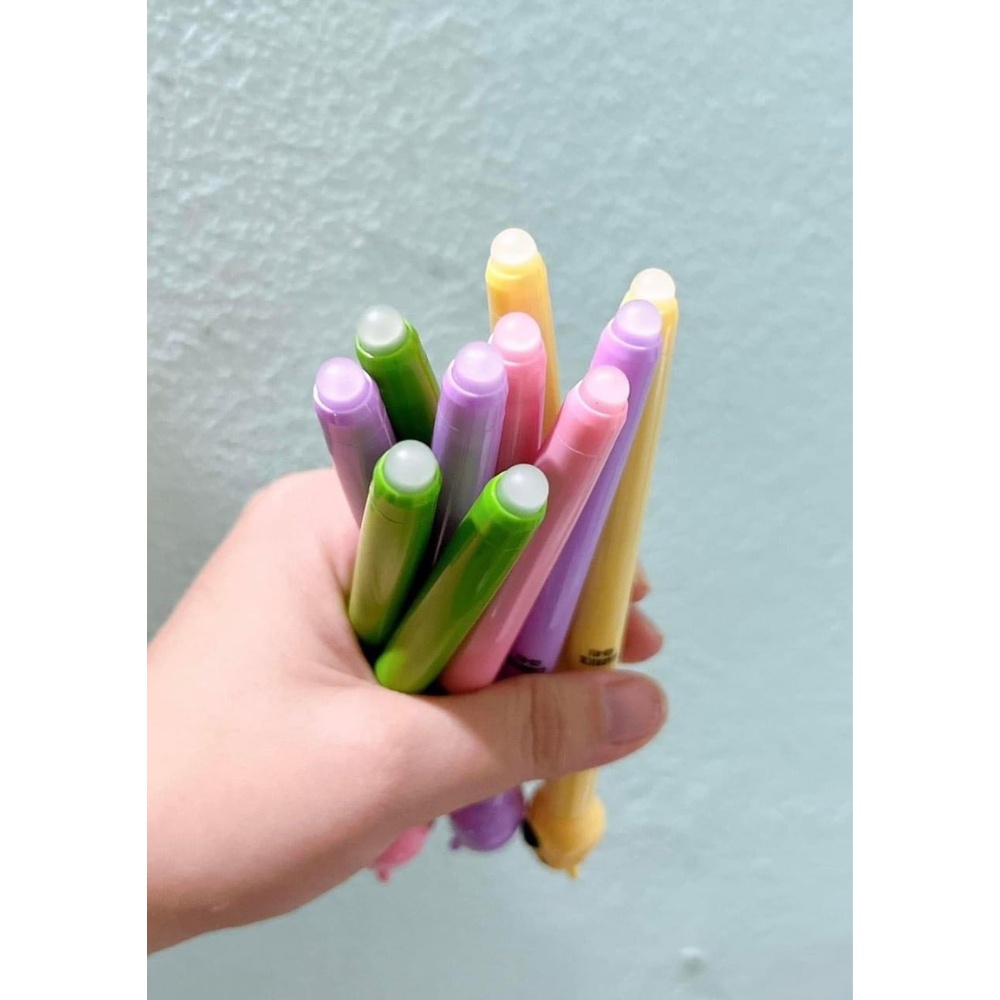 Bút Máy Xoá Được Hình Gấu Ngòi Kim Tinh Mài