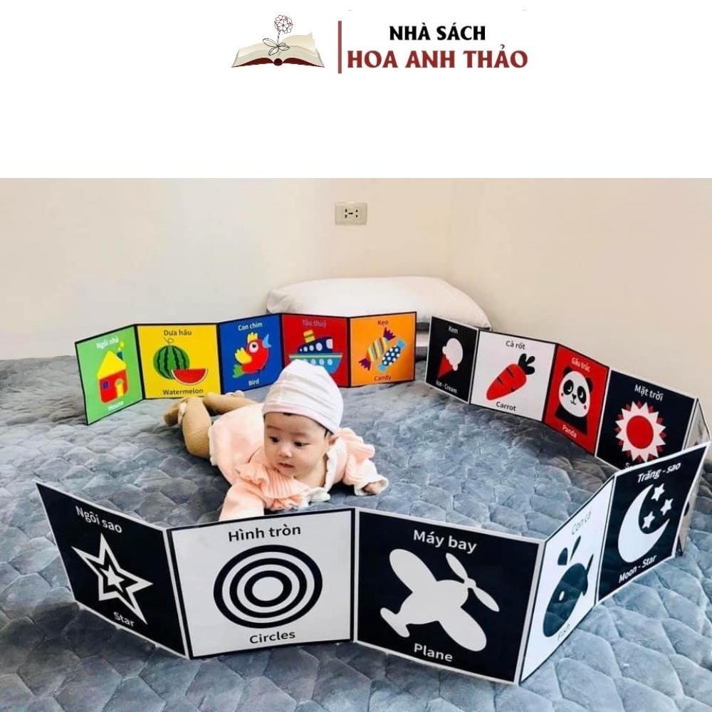 Tranh Kích Thích Thị Giác Cho Trẻ Sơ Sinh Trọn Bộ Hàng Việt Nam Dành Cho Bé 0-2 Tuổi