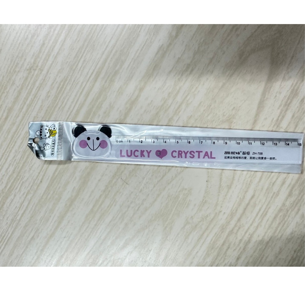 Thước Kẻ Nhựa Cho Học Sinh Hình Động Vật Dài 15cm