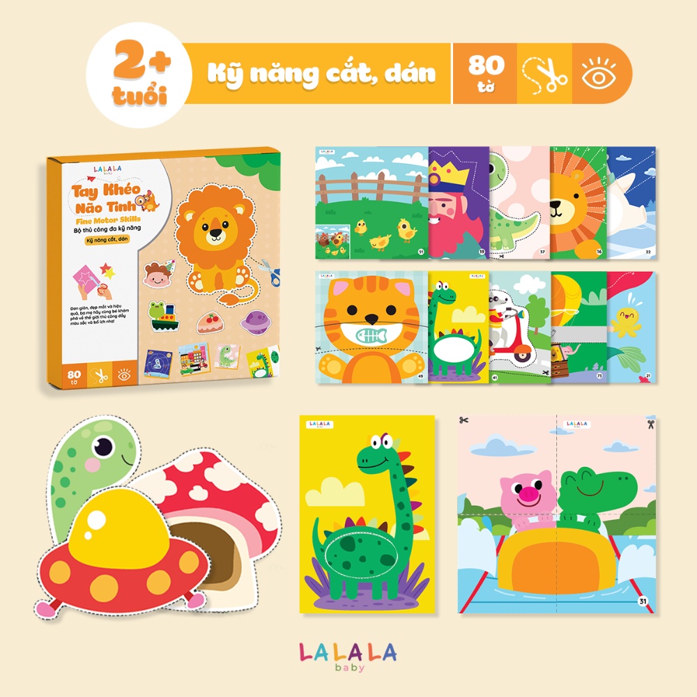 Bộ Cắt Giấy Thủ Công Lalala Baby