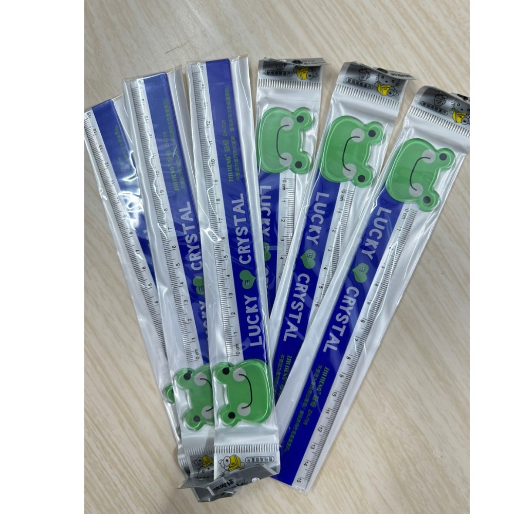 Thước Kẻ Nhựa Cho Học Sinh Hình Động Vật Dài 15cm