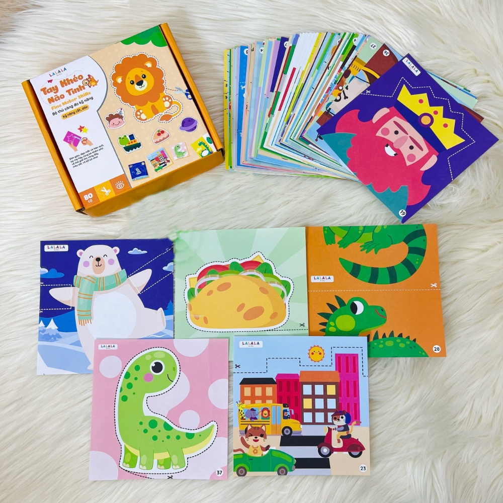 Bộ Cắt Giấy Thủ Công Lalala Baby