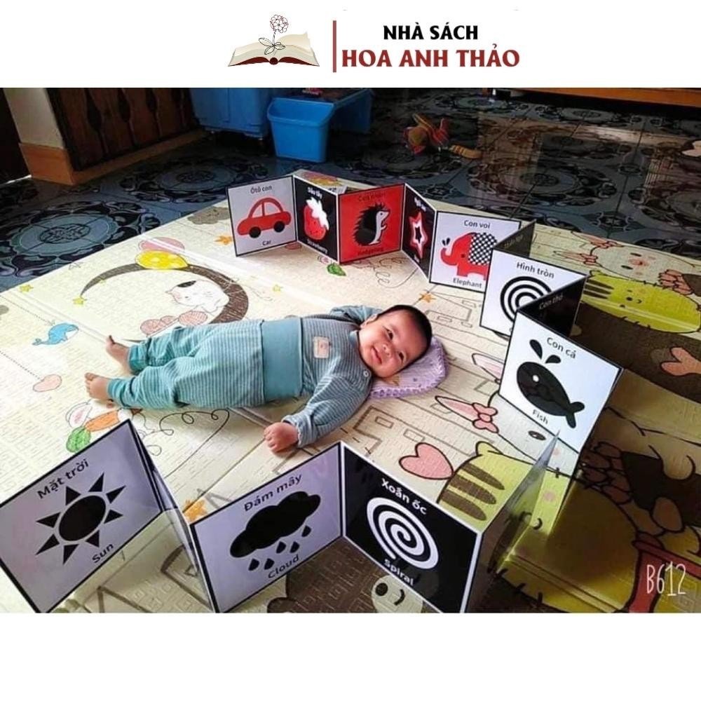 Tranh Kích Thích Thị Giác Cho Trẻ Sơ Sinh Trọn Bộ Hàng Việt Nam Dành Cho Bé 0-2 Tuổi
