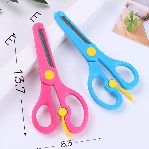 Kéo Thủ Công  Trợ Lực Đảm Bảo An Toàn Cho Bé Mới Tập Cắt Giấy