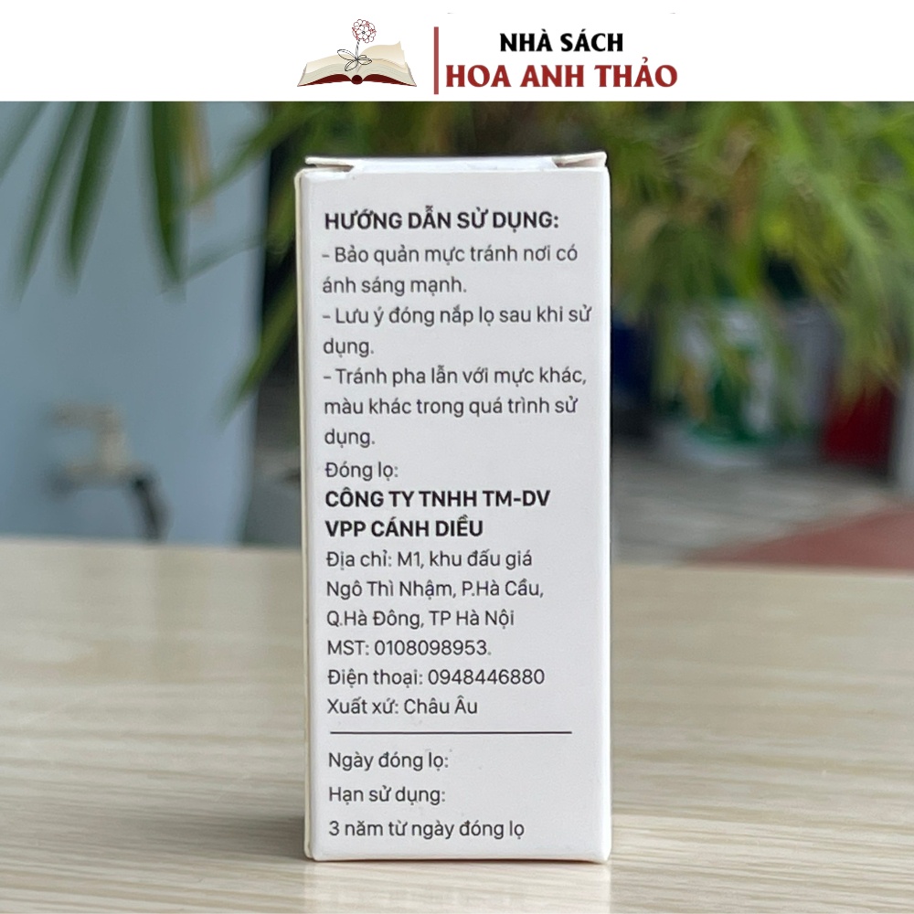 Mực Viết Máy Cánh Diều 18ml - Nhanh Khô - Không Lắng Cặn