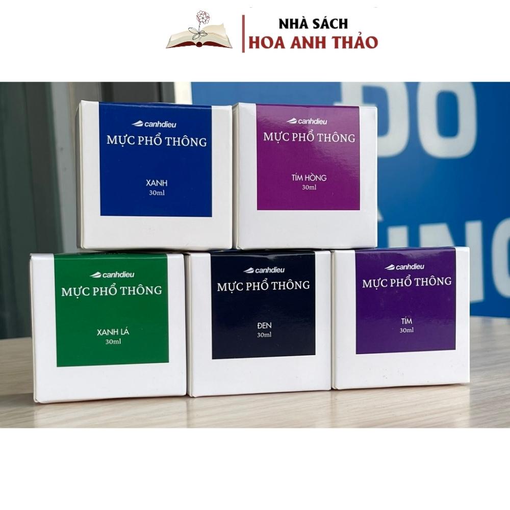Mực Viết Máy Loại Phổ Thông Cánh Diều 30ml - Nhanh Khô - Không Lắng Cặn.