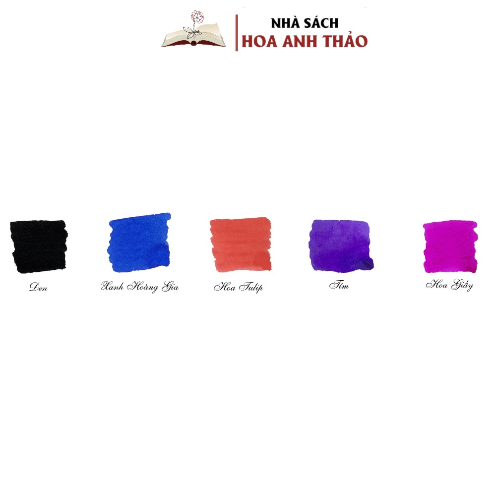 Hộp 10 Ống Mực Nhanh Khô Và Phổ Thông Cánh Diều 1,1ml ( Loại 2 Đầu Cắm )