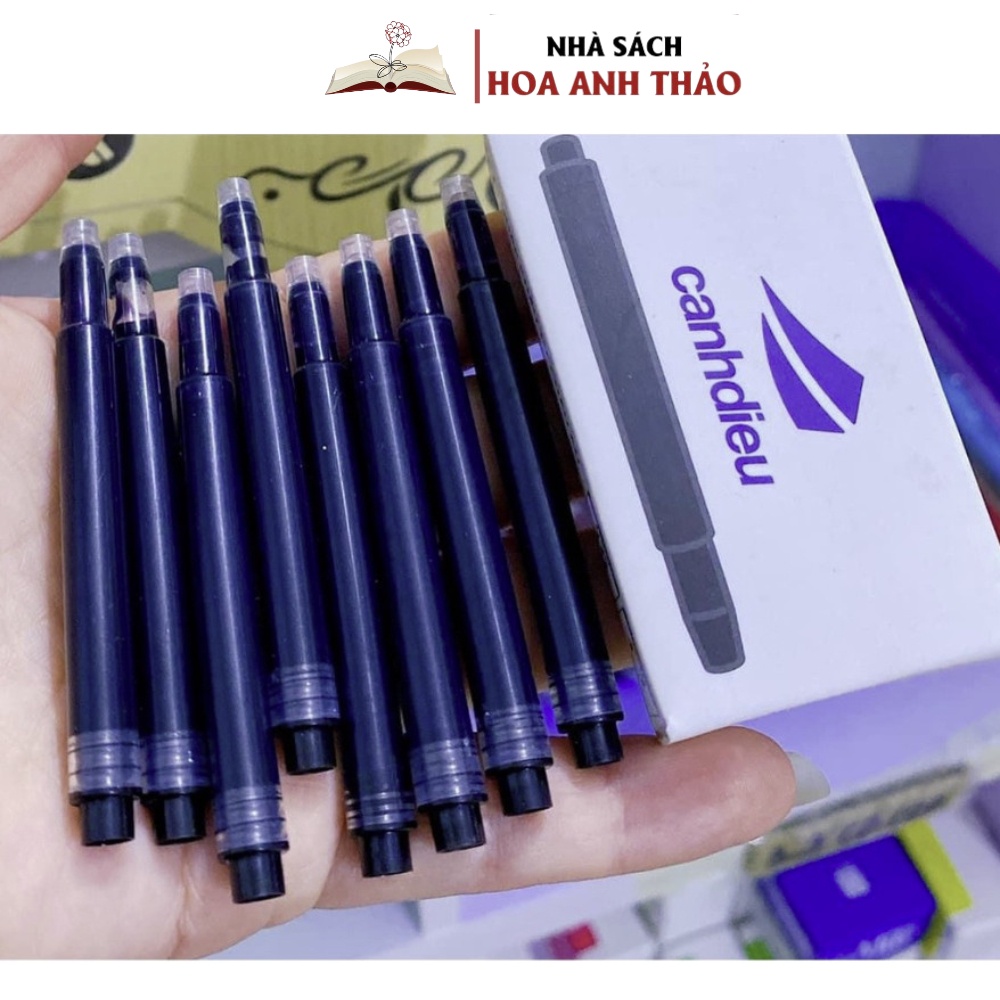 Hộp 10 Ống Mực Nhanh Khô Và Phổ Thông Cánh Diều 1,1ml ( Loại 2 Đầu Cắm )