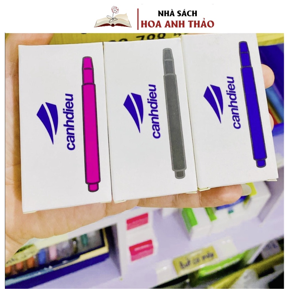 Hộp 10 Ống Mực Nhanh Khô Và Phổ Thông Cánh Diều 1,1ml ( Loại 2 Đầu Cắm )