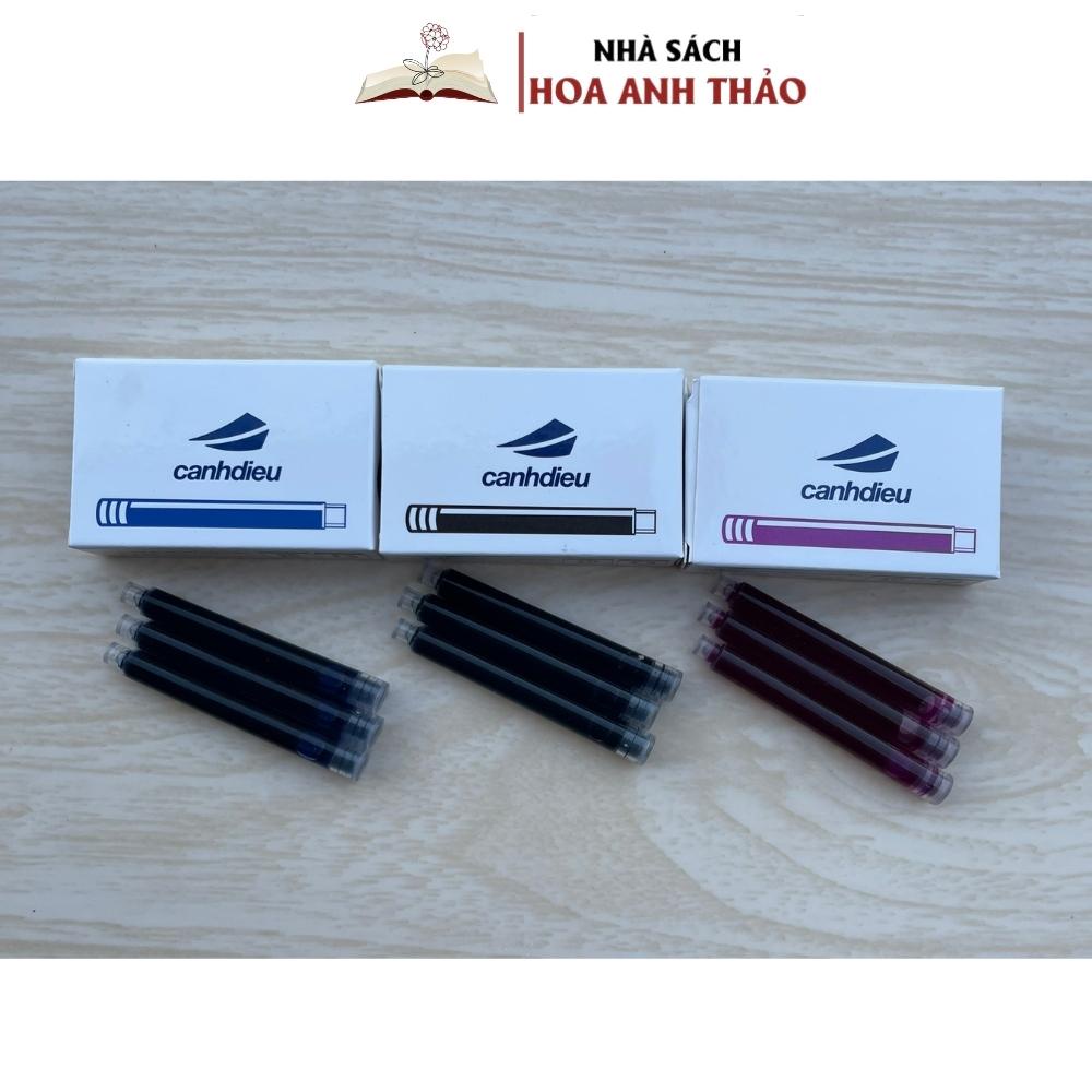 Hộp 10 Ống Mực Nhanh Khô Và Phổ Thông Cánh Diều 1,3ml (Loại 1 Đầu Cắm)