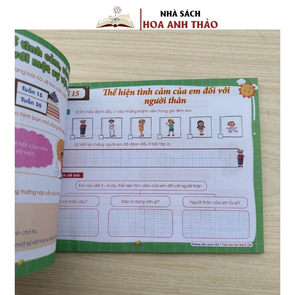 Sách - Hướng dẫn cách viết TẬP LÀM VĂN Lớp 2 - Kết nối tri thức với cuộc sống - Cả năm