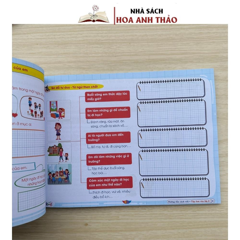 Sách - Hướng Dẫn Cách Viết Tập Làm Văn Lớp 2 - Cánh Diều (Cả Năm)