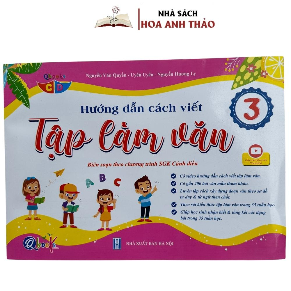 Sách - Hướng dẫn cách viết TẬP LÀM VĂN Lớp 3 - Cánh Diều - Cả năm (1 cuốn)