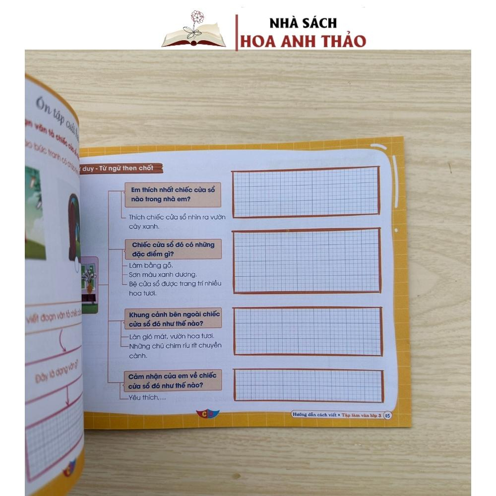 Sách - Hướng dẫn cách viết TẬP LÀM VĂN Lớp 3 - Cánh Diều - Cả năm (1 cuốn)