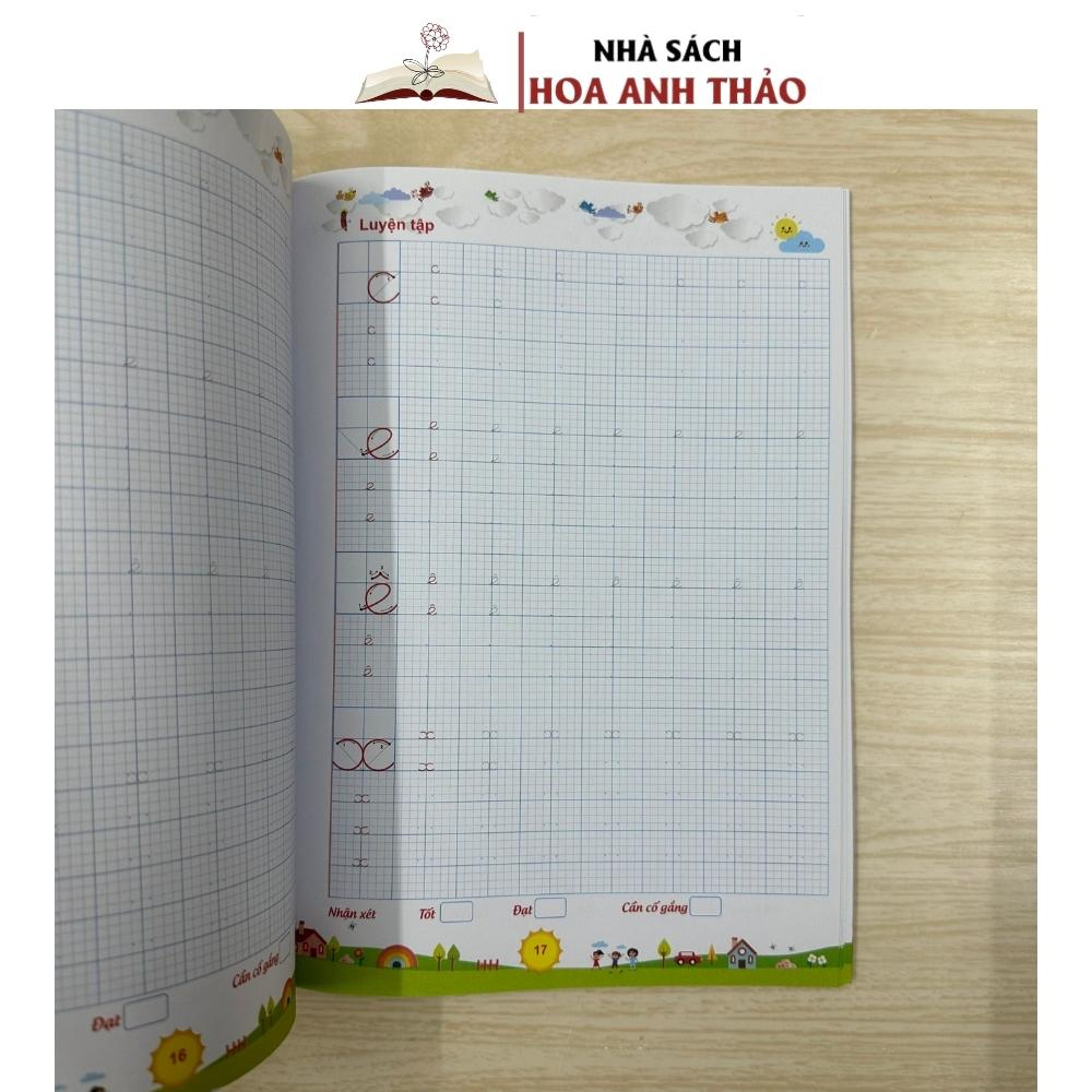 Sách Luyện viết chữ thường, chữ hoa cỡ nhỏ, theo nhóm