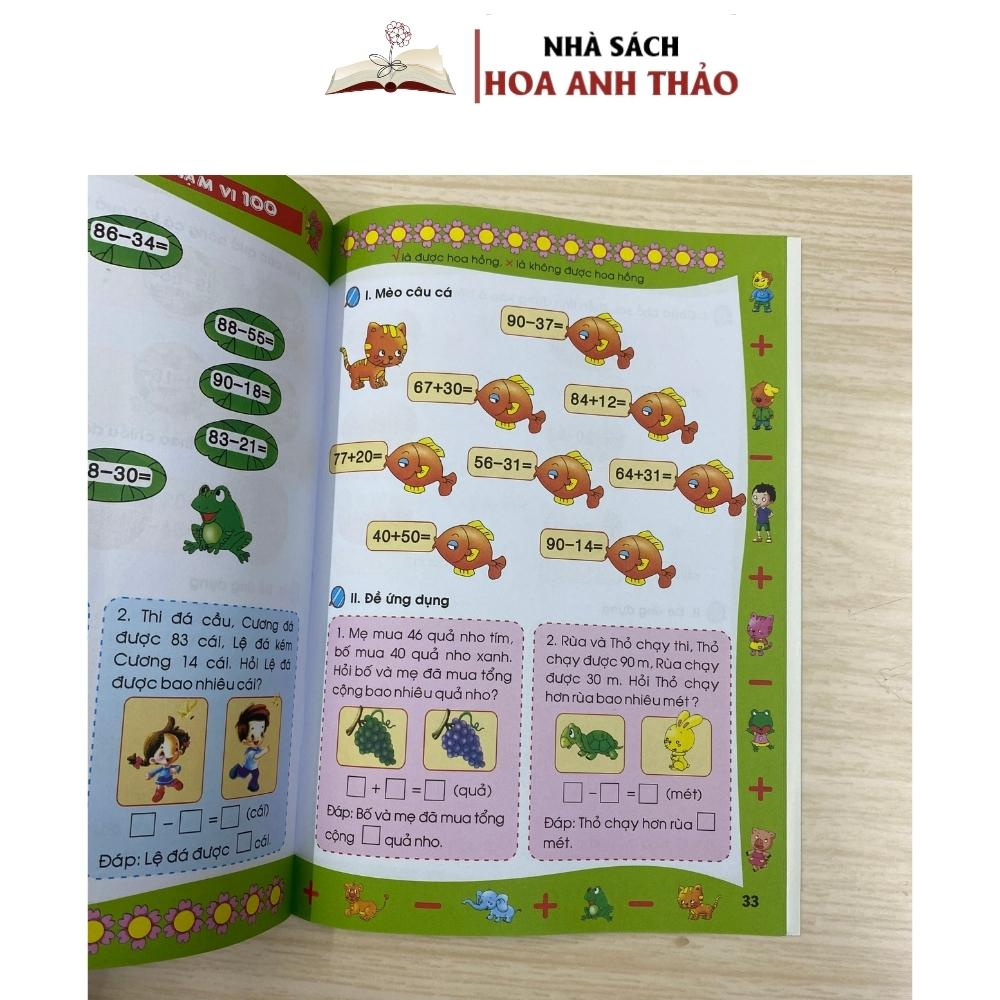 Sách - Bé Học Toán Cộng Trừ Trong Phạm Vi 10 - 50 - 100