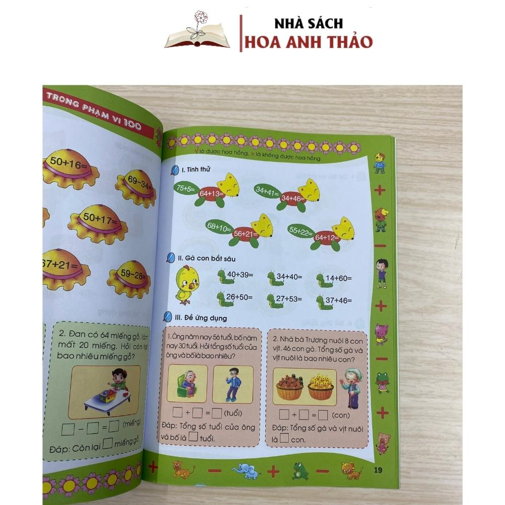 Sách - Bé Học Toán Cộng Trừ Trong Phạm Vi 10 - 50 - 100