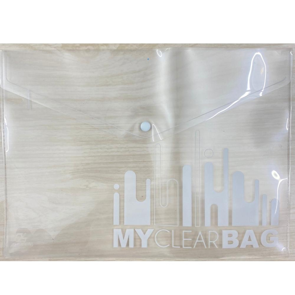 Bìa đựng tài liệu văn phòng phẩm A4-F4 my clear bag trong suốt