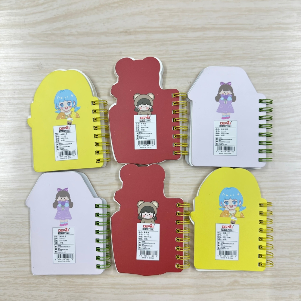 Sổ tay mini nhiều hình cute sổ lò xo A7
