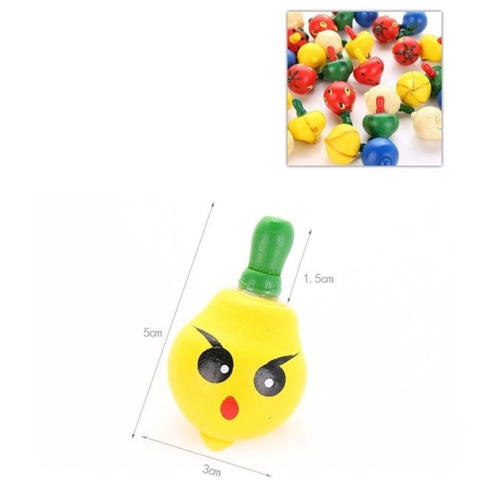 Con quay bằng gỗ nhiều màu cho bé