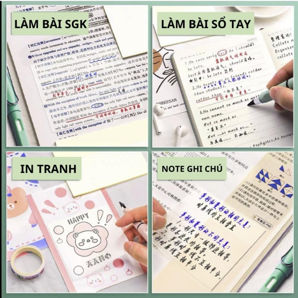 Giấy Stick Note Trong Suốt