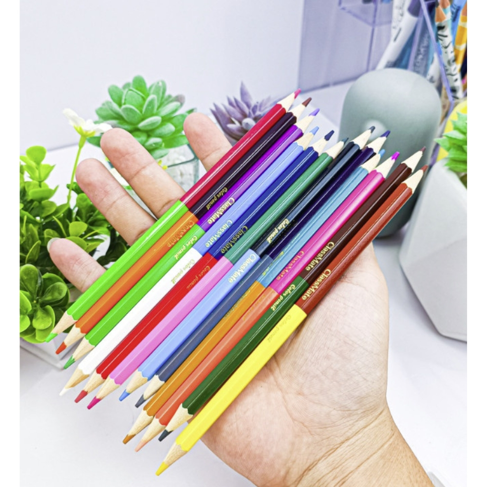 Bút Chì Màu 2 Đầu CLASSMATE Artmate 12/18/24 Chiếc AM-CL301/CL302/CL303