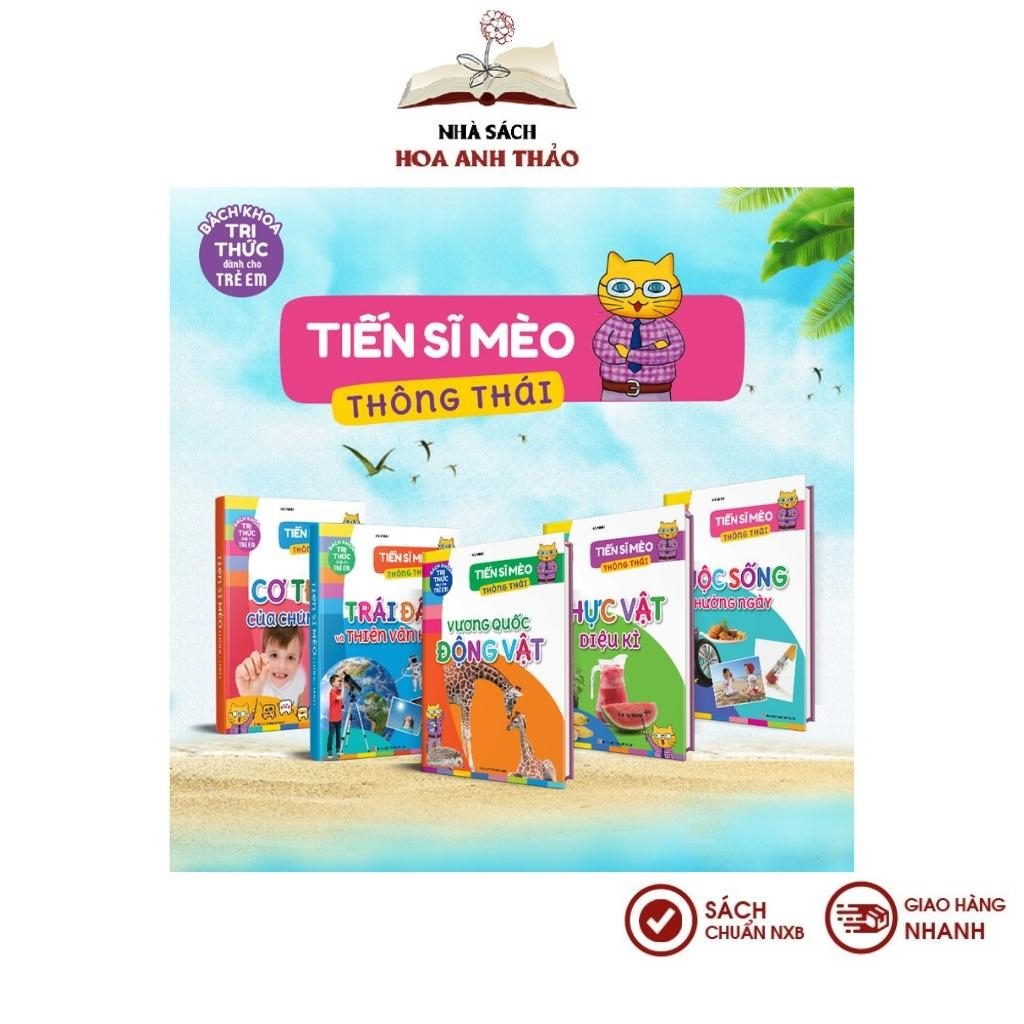 Sách - Tiến Sĩ Mèo Thông Thái Bách Khoa Tri Thức Dành Cho Trẻ Em ( Bộ 5 Cuốn )