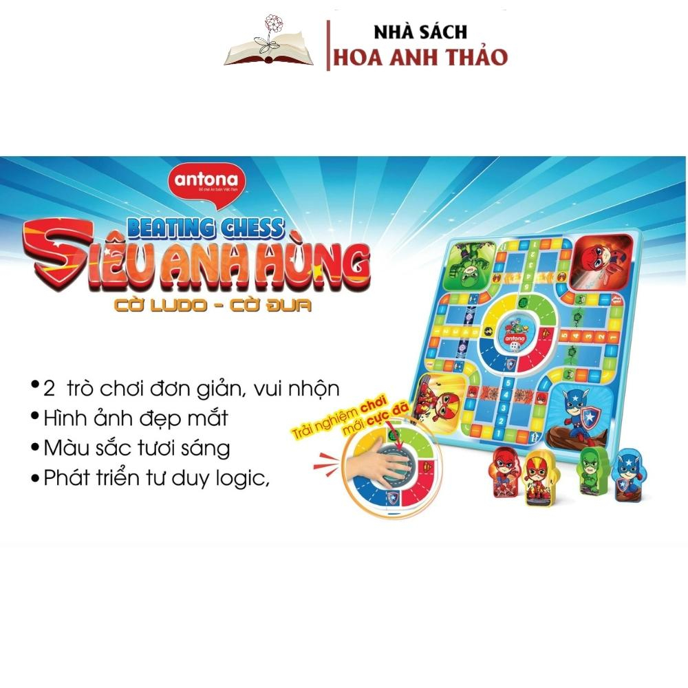Đồ Chơi Antona 2 In 1 - Cờ LUDO (Cờ Cá Ngựa)