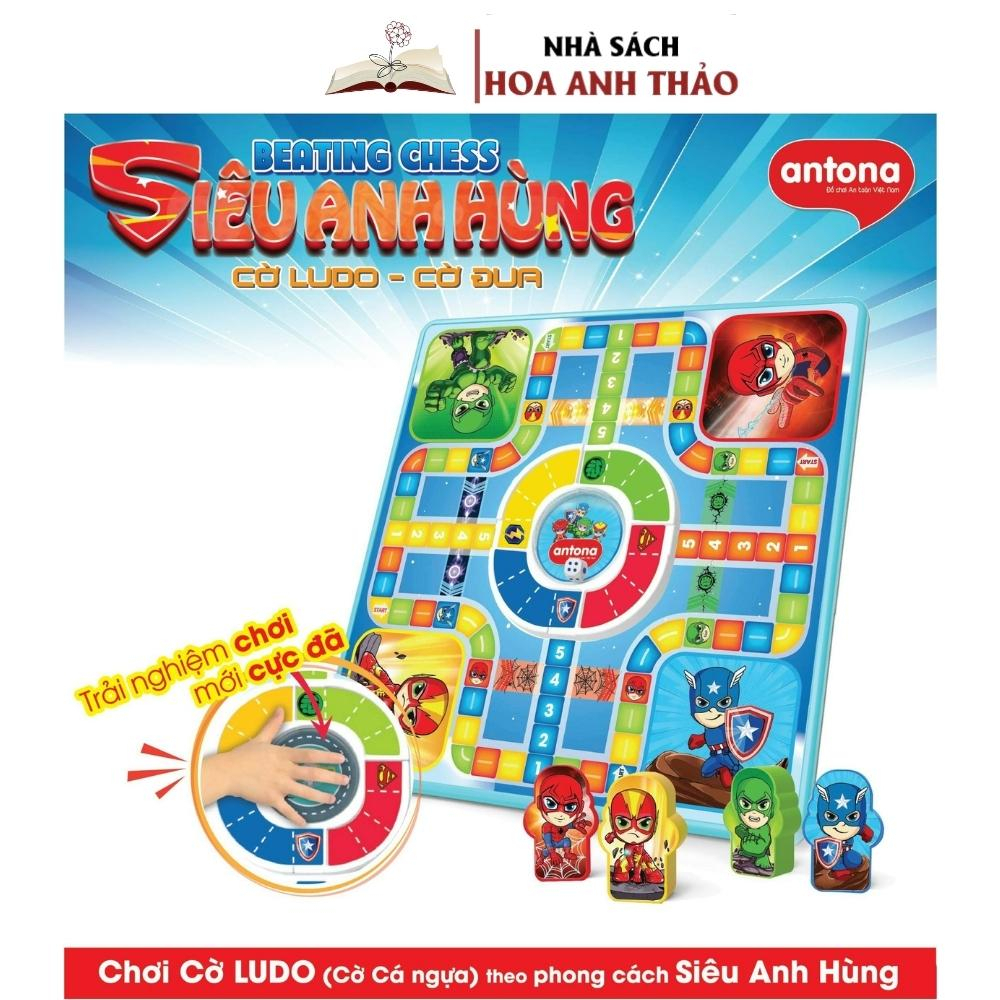 Đồ Chơi Antona 2 In 1 - Cờ LUDO (Cờ Cá Ngựa)