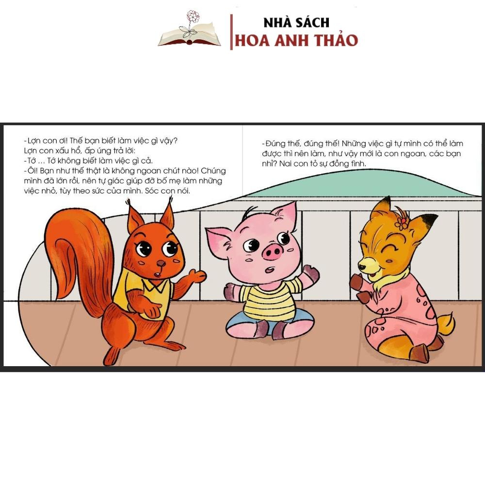 Sách - Cùng Con Rèn Luyện Đức Tính Tốt Những Câu Chuyện Theo Bước Con Trưởng Thành