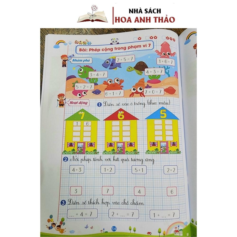 Sách - Bộ Vở Hành Trang Dành Cho Bé Vào Lớp 1 Luyện Đọc Luyện Viết Toán Tư Duy