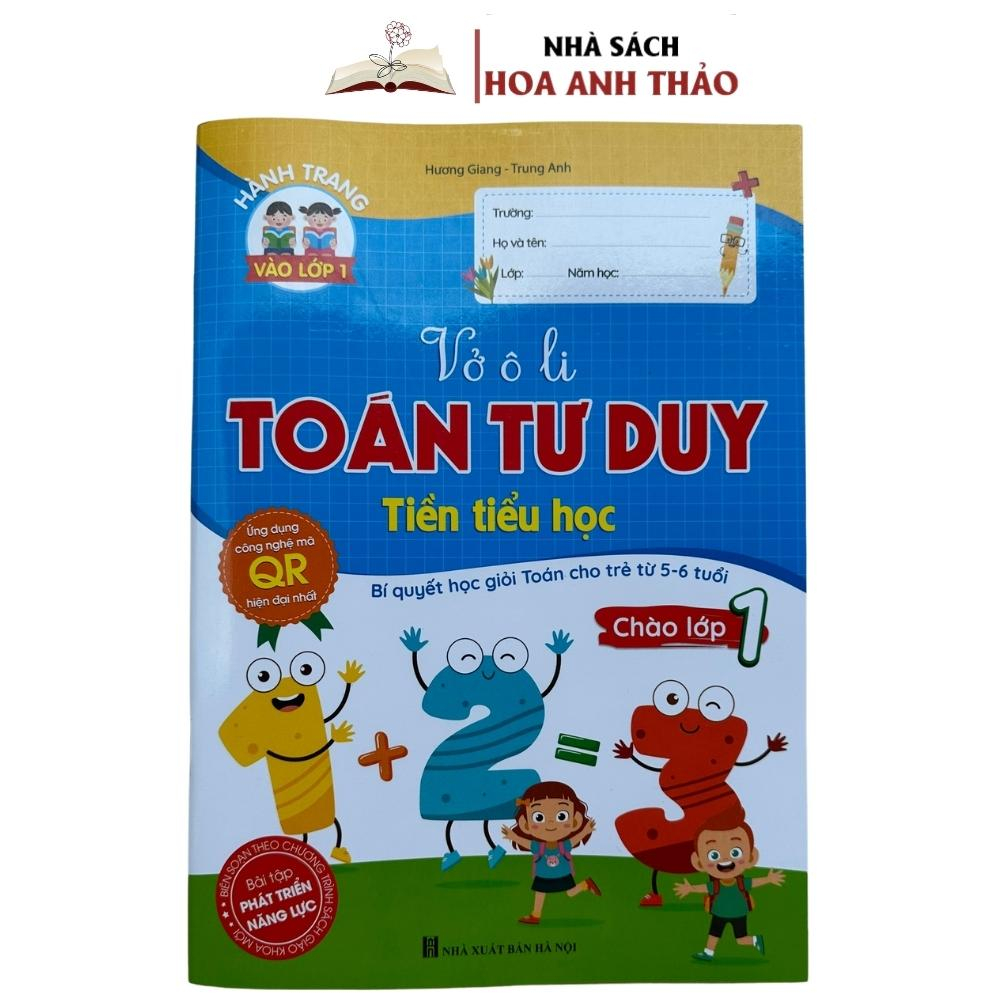 Sách - Bộ Vở Hành Trang Dành Cho Bé Vào Lớp 1 Luyện Đọc Luyện Viết Toán Tư Duy