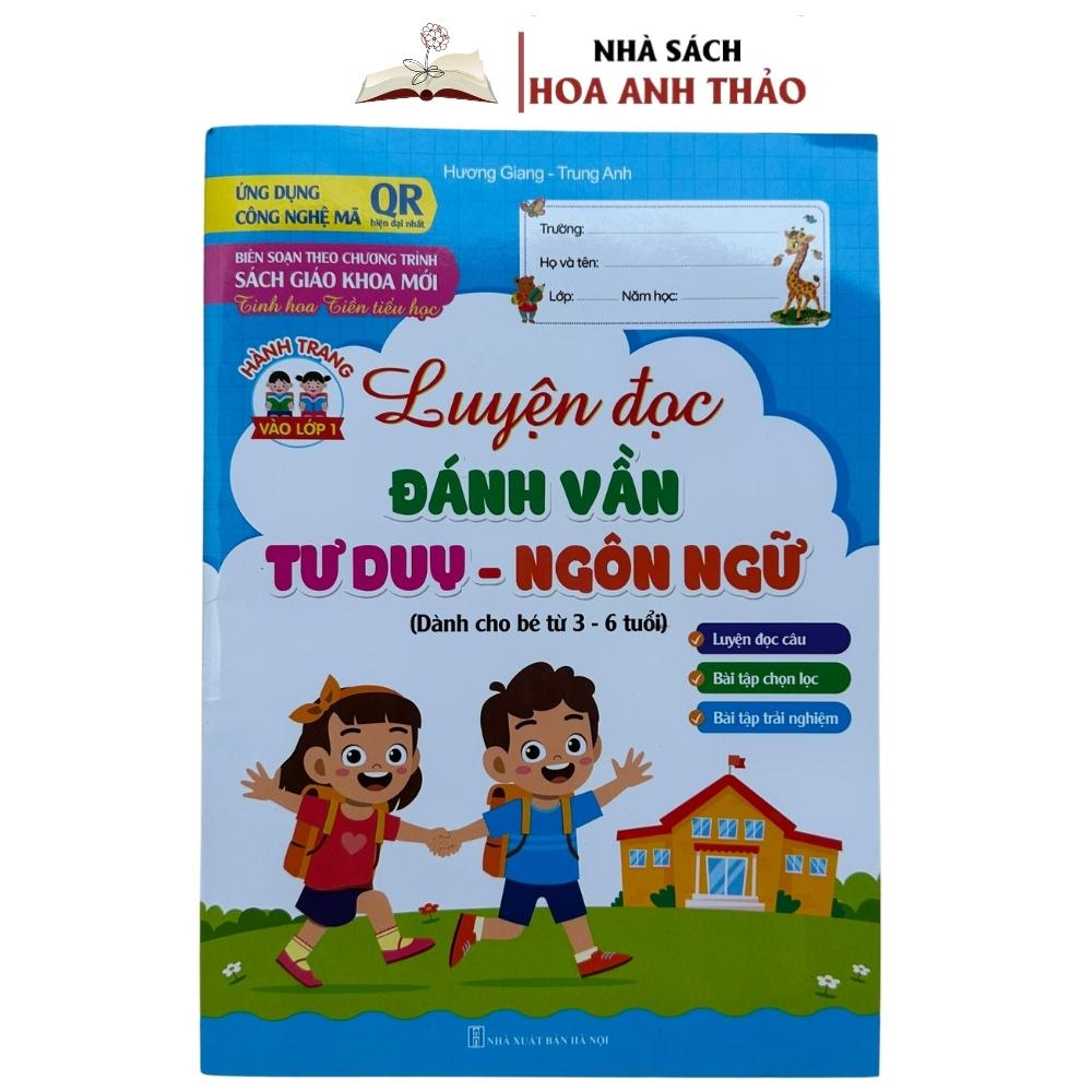 Sách - Bộ Vở Hành Trang Dành Cho Bé Vào Lớp 1 Luyện Đọc Luyện Viết Toán Tư Duy