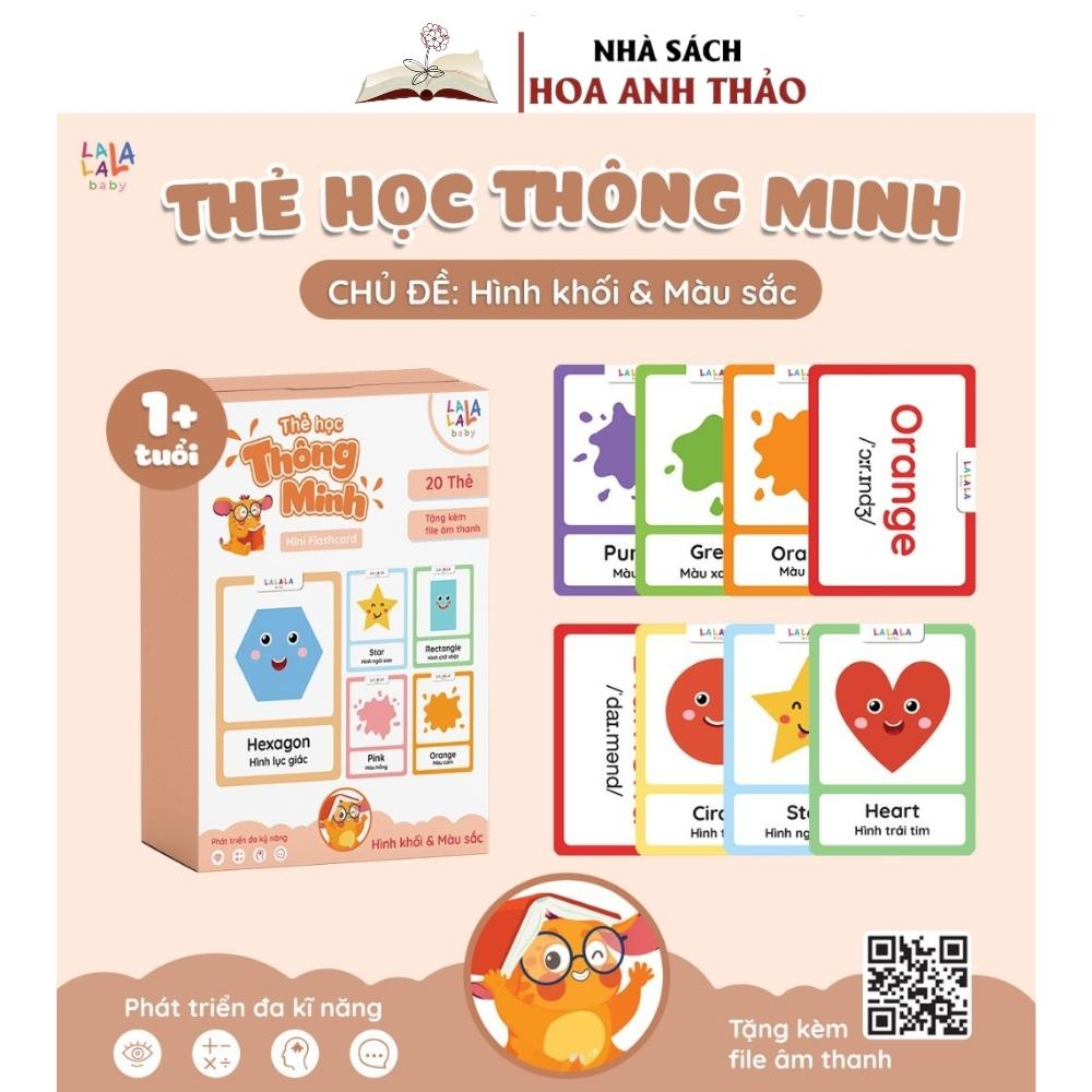 Thẻ học thông minh Mini Flashcard song ngữ Anh